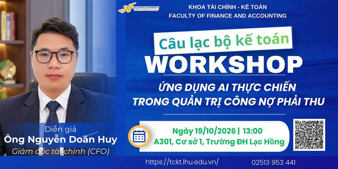 Workshop “Ứng dụng AI thực chiến trong quản trị công nợ phải thu”