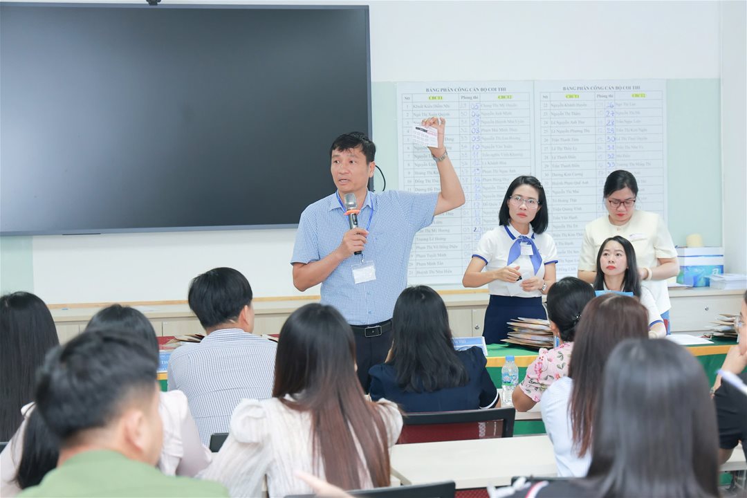 2.350 thí sinh hoàn thành kỳ thi ĐGNL ĐHQG TPHCM đợt 1 năm 2026 tại cụm thi LHU